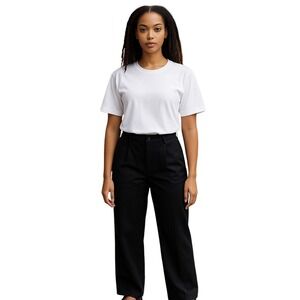 Briggs New York Black Dress Pants Career Wear Office Elastic Comfort Fit Size 14